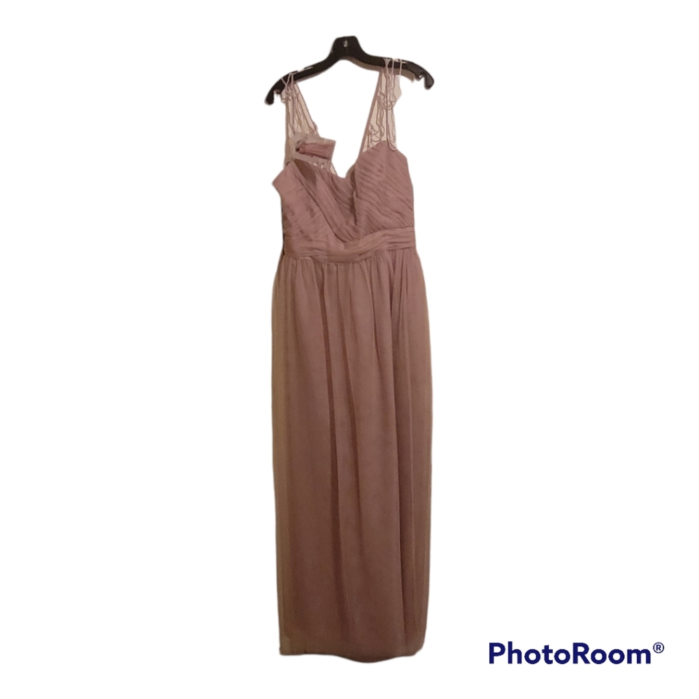 Tulle and Pearl Greek Style Gown